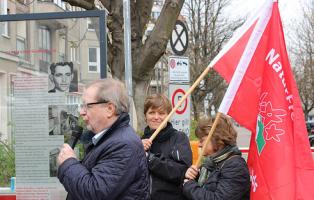 Kranzniederlegung für Georg Elser am 9.4.2015