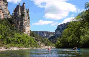 Paddeln auf der Ardeche